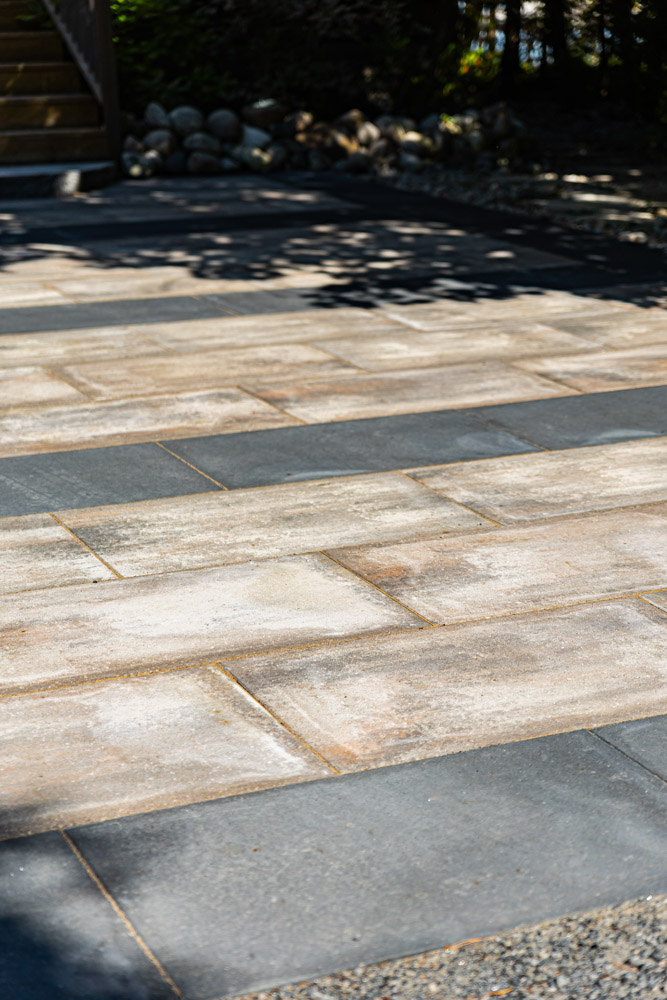 Interlocking stone driveway collingwood by Basque Landscaping